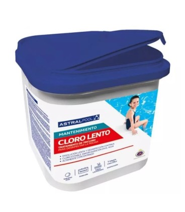 Cloro lento tab 250gr. sin bórico...