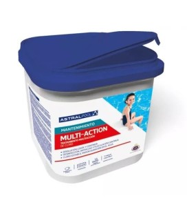 MULTIACCIÓN TABLETAS CLORO 250gr 5kg 0% ACIDO BÓRICO. 75304