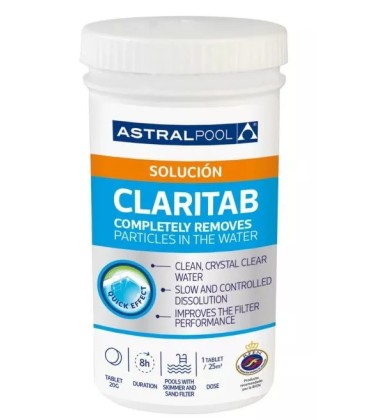 CLARITAB PLUS FLOCULANTE EN TABLETAS CONCENTRADO. 25324