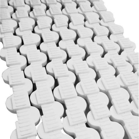 REJILLA PISCINA PARA CURVAS ALTO 22MM ANCHO 295MM. 52537