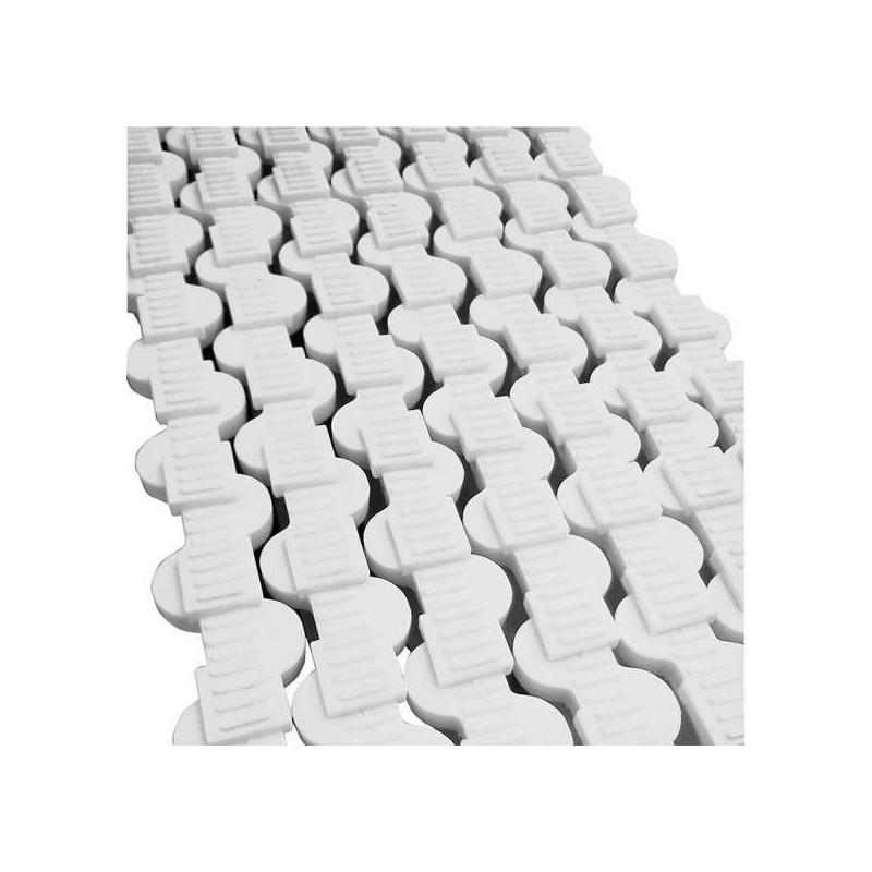 REJILLA PISCINA PARA CURVAS ALTO 22MM ANCHO 335MM. 52538