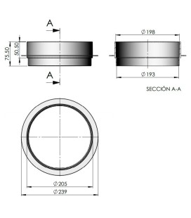 DISTANCIADOR TAPA SKIMMER 15 L 2