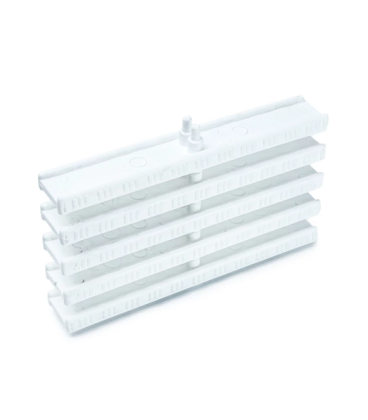 Rejilla piscina blanca curvas...