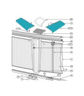 Kit Playas Piscina Gre Redonda Ø460. PLY150101400