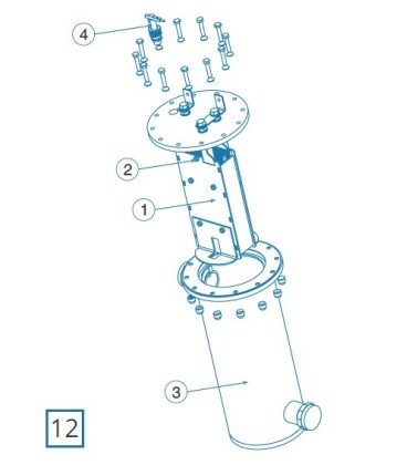 Repuesto flujostato D-40/50EX IDEGIS. AC00-030