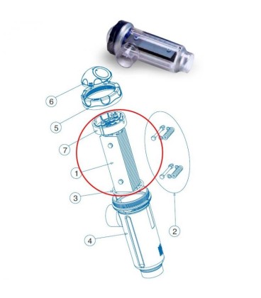 Electrodo célula DOM-12LS IDEGIS. R-058 LS