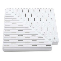 Placa esquina canal rebosadero 90o 35x245mm Astralpool. 22384