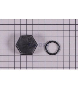 Tapón negro obturador + junta Dual Pure Astralpool. 4408060121