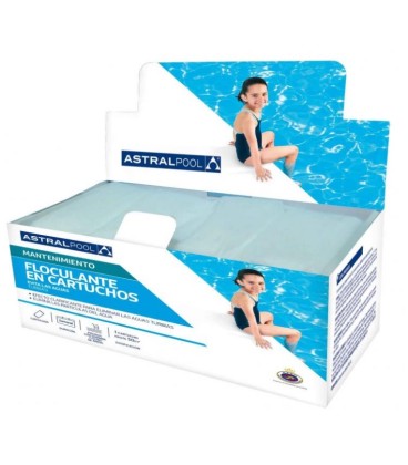 FLOCULANTE EN CARTUCHO 125 gr PARA ELECTROLISIS DE SAL 1 Kg. 40924