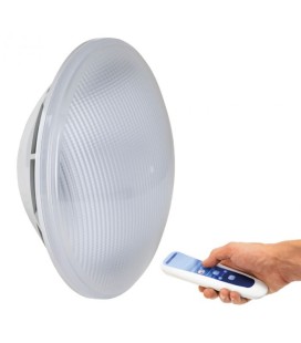 Lámpara LED PAR56 Lumiplus Essential RGB 1100 lm con mando RC 900. 75771