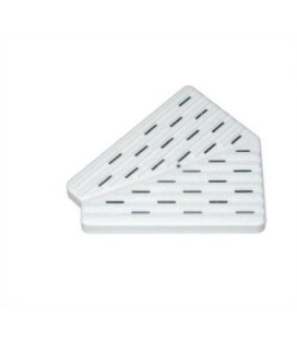 Placa esquina canal rebosadero 45º 22x195mm Astralpool. 22387