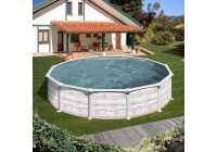 Piscina acero Groenlandia Ø 550 x 132 cm GRE. KITPR558N