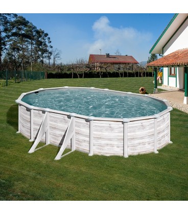 Piscina acero Groenlandia 610 x 375 x 132 cm GRE. KITPROV618N