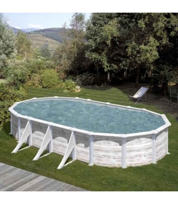 Piscina acero Groenlandia 730 x 375 x 132 cm GRE. KITPROV738N