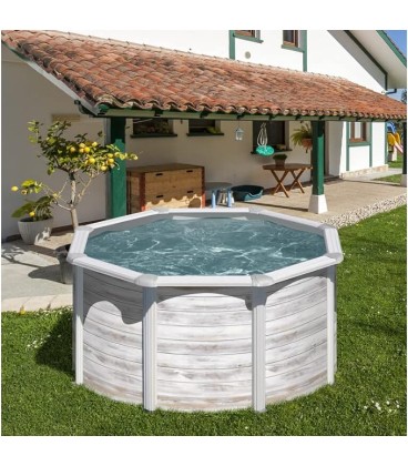 Piscina acero Finlandia Ø 240 x 120 cm GRE. KIT240N