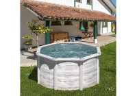 Piscina acero Finlandia Ø 240 x 120 cm GRE. KIT240N