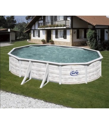 Piscina acero Finlandia 500 x 300 x 120 cm GRE. KIT500N