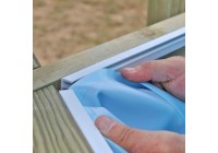 Liner azul piscina madera Safran 2 620 x 395 x 136 Gre. F7900892