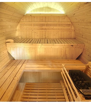 Sauna exterior Gaïa Luna Poolstar 6...