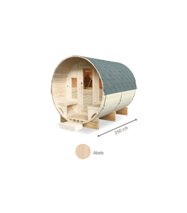 Sauna exterior Gaïa Luna Poolstar 6...