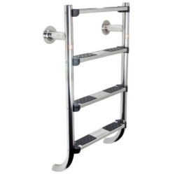 PARTE INFERIOR ESCALERA PARTIDA AISI316 4 PELDAÑOS LUXE. 01458