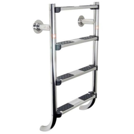 PARTE INFERIOR ESCALERA PARTIDA AISI316 4 PELDAÑOS LUXE. 01458