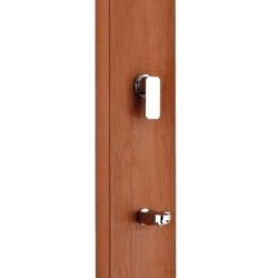 Ducha solar cuadrada aspecto madera Gre. DSALC32W