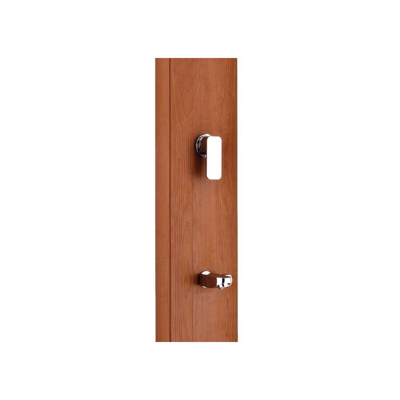 Ducha solar cuadrada aspecto madera Gre. DSALC32W