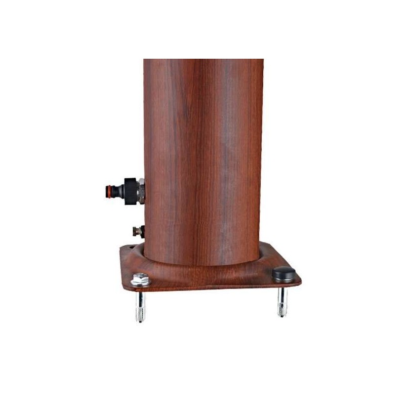 Ducha solar redonda aspecto madera Gre. DSALR32W