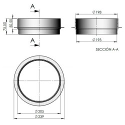 DISTANCIADOR TAPA SKIMMER 15 L. 19919