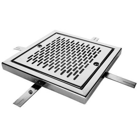 REJA DE DESAGÜE PISC. HORM. 500X500 mm AISI-304. 00287