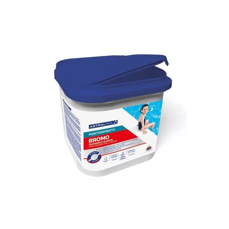 BROMO EN TABLETAS 20 g 5 kg. ASTRALPOOL. 16550