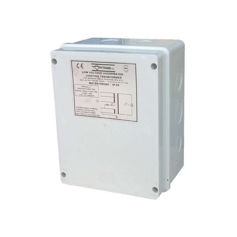 Transformador de seguridad 12V 130VA. 35807