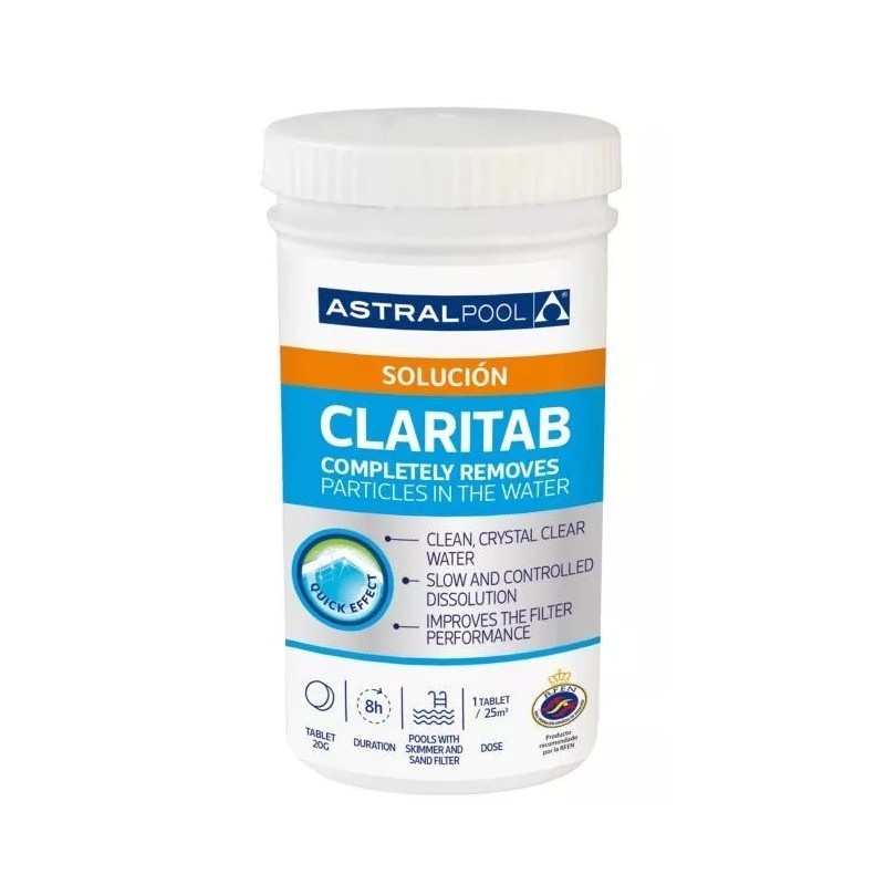 CLARITAB PLUS FLOCULANTE EN TABLETAS CONCENTRADO. 25324