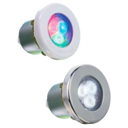 Proyector Lumiplus MINI V2 Luz RGB embellecedor Inox para Spa y P. prefabricada. 52127