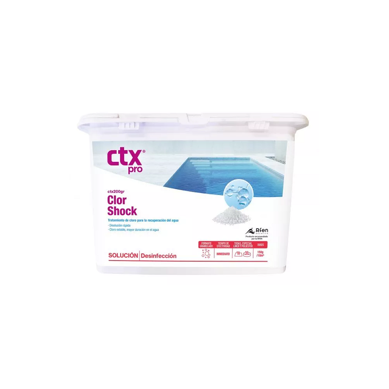 CTX 200 GR. ClorShock Cloro granulado rápido 25KG. 10905