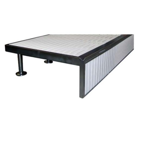 PLATAFORMA PARA PODIUMS INOX AISI-304, EXTREMO DERECHO. 34215
