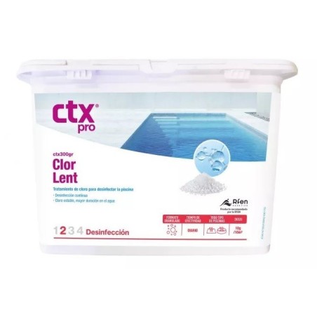 CTX 300GR ClorLent 5KG. Cloro granulado lento. 03156