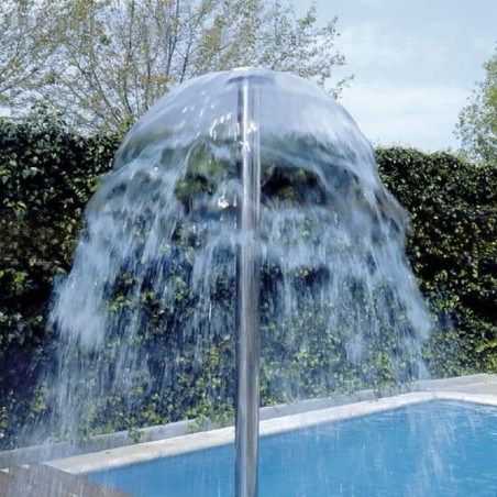 SETA INOX Ø 285, COLUMNA Ø 129 ALTO 2,3 m. 19966