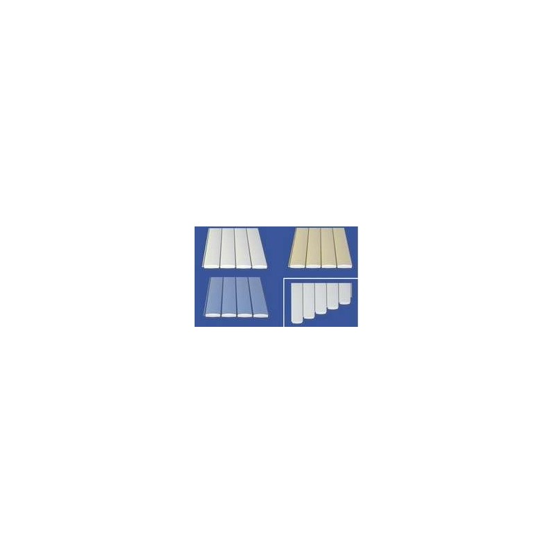 LAMA ESCALERA TRAPEZOIDAL CORTE EN FORMA BASE 4 m AZUL. 37199