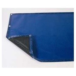 CUBIERTA ISOTÉRMICA VERANO BURBUJAS AZUL/NEGRO LUXE FORMA LIBRE. 075231