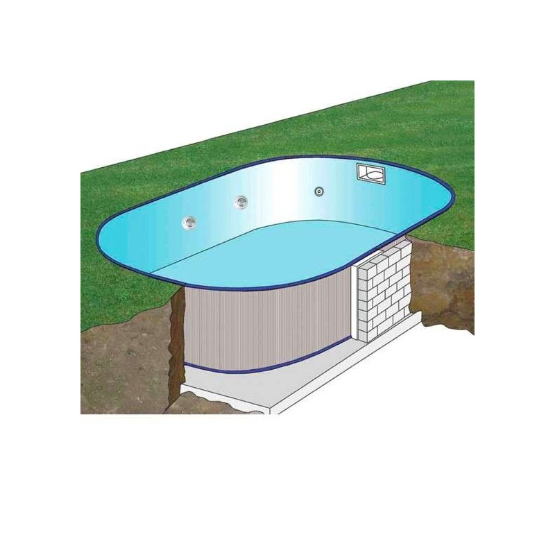 Piscina enterrada 500x300x150 Gre. KPEOV5059
