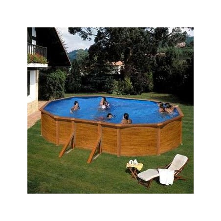Piscina elevada madera 500x300x120 Gre. KIT500W