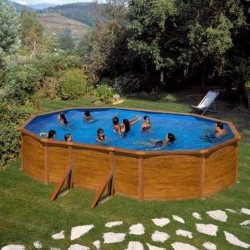 Piscina elevada madera 500x300x120 Gre. KITPROV503W
