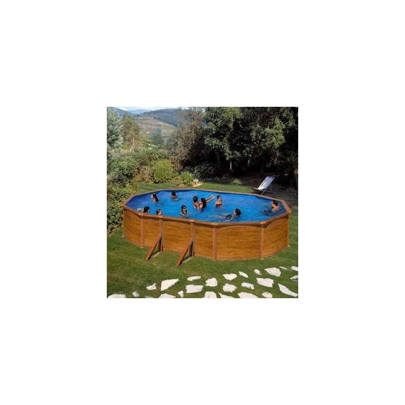 Piscina elevada madera 500x300x120 Gre. KITPROV503W