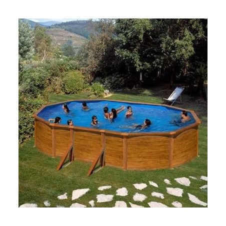 Piscina elevada madera 500x300x120 Gre. KITPROV503W