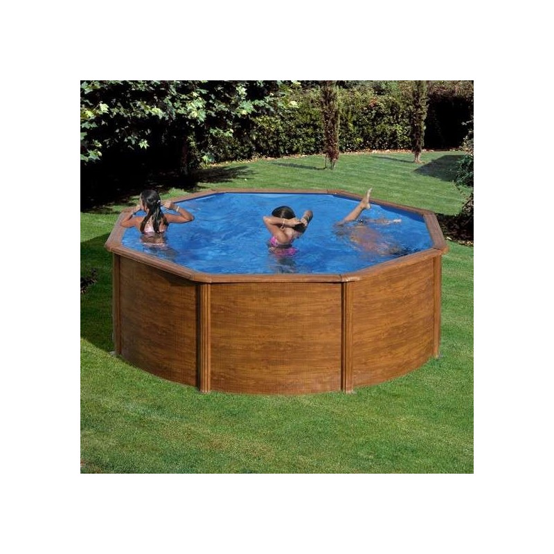 Piscina elevada madera D.460x120 Gre. KITPR453W