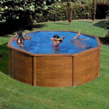 Piscina elevada madera D.460x120 Gre. KITPR453W
