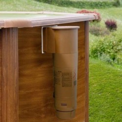 Piscina elevada madera D.460x120 Gre. KITPR453W