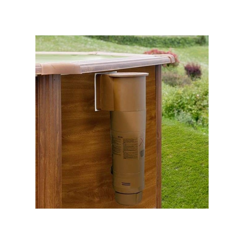 Piscina elevada madera D.350x120 Gre. KITPR353W